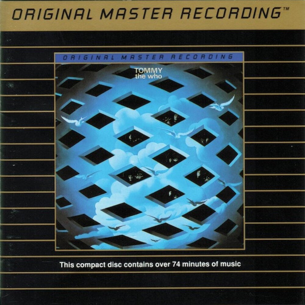 the who tommy tommy 1990 mfsl 24 karat gold cd - townshend daltey moon ox sparks